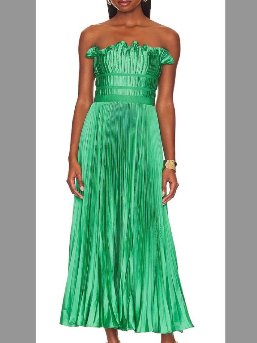 Amur Giada Pleated Dress